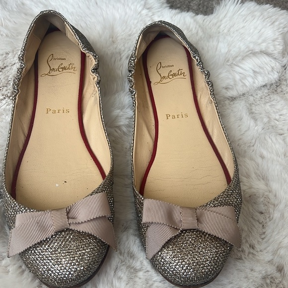 Christian Loubutarin Gentle worn bottoms ballet shoes - Picture 2 of 4